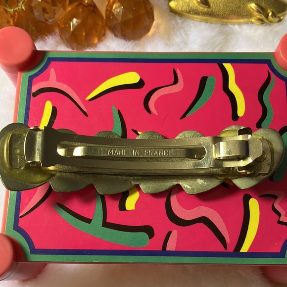 Vintage Danforth Pewter Hair Clip - Picture 4 of 9